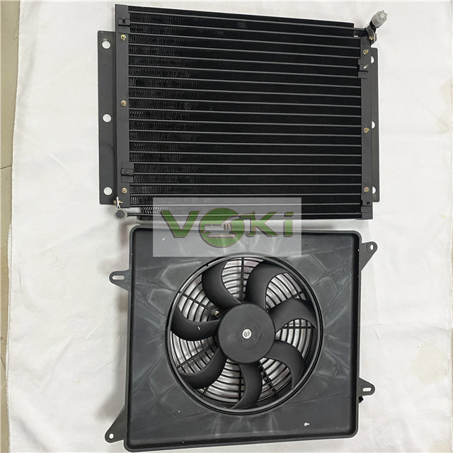 Electric Blower Motor Fan A/C Condenser Assy 2520-6004 440204-00002 for Doosan Daewoo Exacvator Spare Part MEGA250-V MEGA300-V