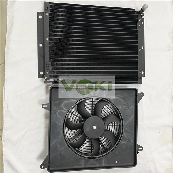 Electric Blower Motor Fan A/C Condenser Assy 2520-6004 440204-00002 for Doosan Daewoo Exacvator Spare Part MEGA250-V MEGA300-V