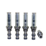 Excavator Spare Parts Solenoid Valve Spool 12C1135 24V 12V for Hydraulic Valves WKM08130C-01-C-N(3000471)