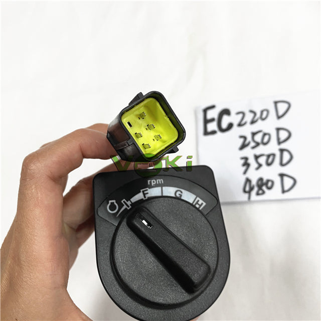 Throttle Knob VOE14725311 DIAL FUEL Selector Unit Is Applicable to EC380D EC480D Selector 14725311