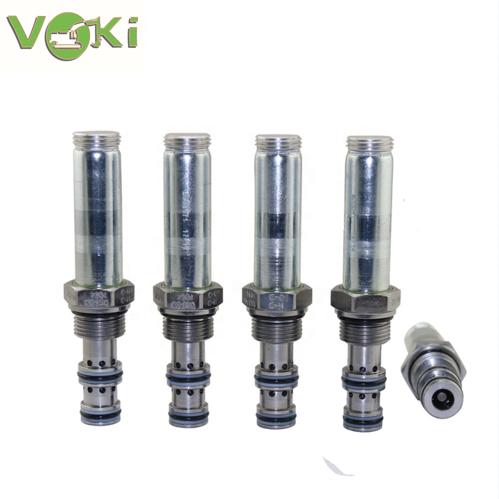 Excavator Spare Parts Solenoid Valve Spool 12C1135 24V 12V for Hydraulic Valves WKM08130C-01-C-N(3000471)