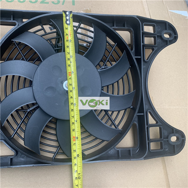 Dump Truck air Conditioning Condensing Fan Assembly HOWO 371 370 Parts air Conditioning Fan WG9725530523