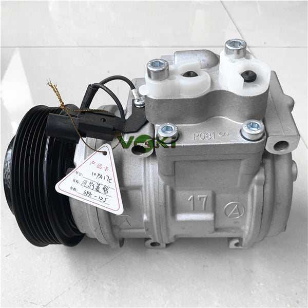 Automobile AC Compressor 12v 24V New Energy Electric Installation Popular Lingzhi 6PK-125 10PA15C