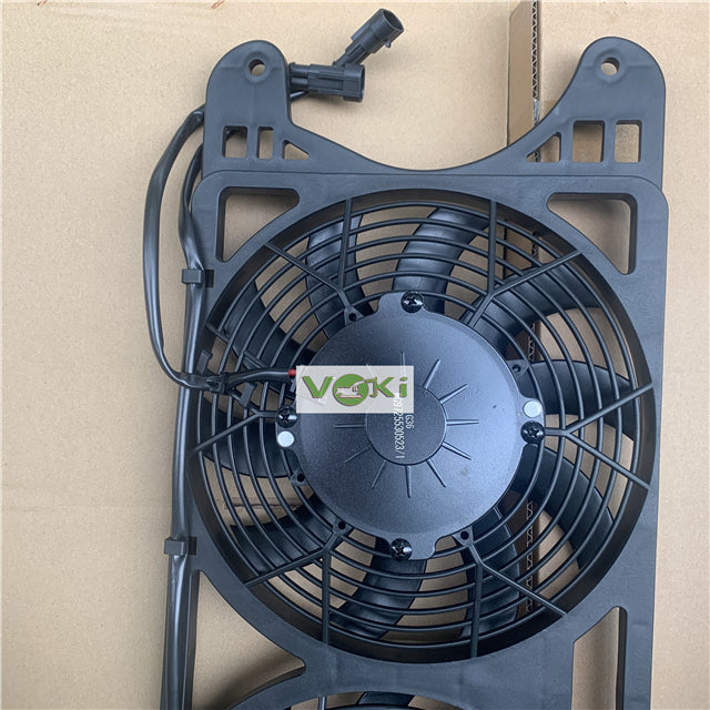 Dump Truck air Conditioning Condensing Fan Assembly HOWO 371 370 Parts air Conditioning Fan WG9725530523
