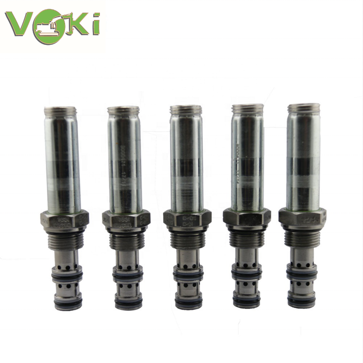 Excavator Spare Parts Solenoid Valve Spool 12C1135 24V 12V for Hydraulic Valves WKM08130C-01-C-N(3000471)