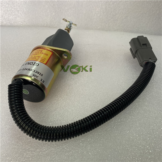 1751ES 12A3UC12B1S 1751ES-12A3UC12B1S 12V Fuel Shut Off Solenoid Accurate Fuel Cut Off Stop Solenoid Valve for Generator Engine