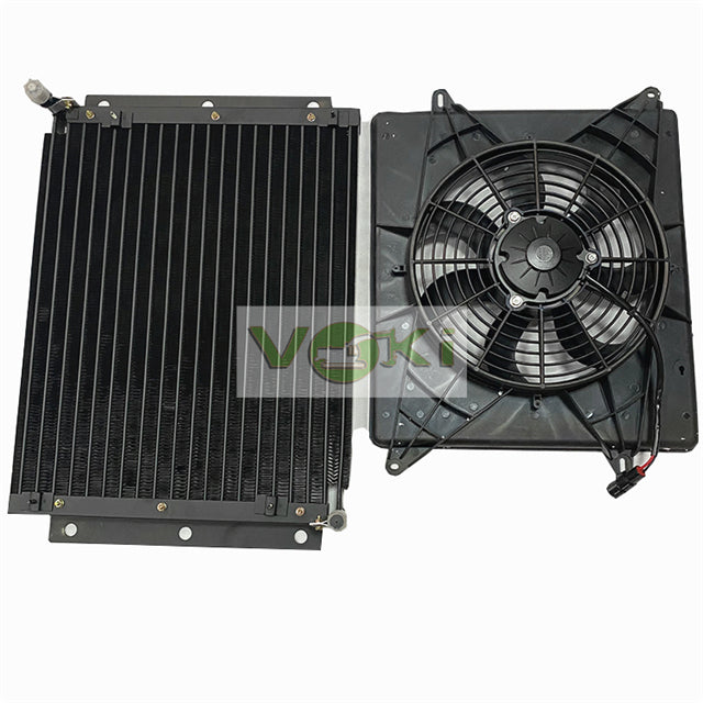 Electric Blower Motor Fan A/C Condenser Assy 2520-6004 440204-00002 for Doosan Daewoo Exacvator Spare Part MEGA250-V MEGA300-V