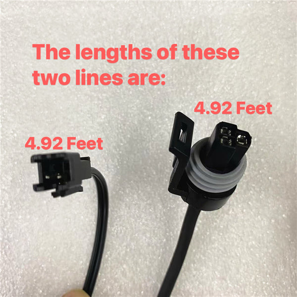 3 Functions Water Temperature Gauge Oil Pressure Voltage Gauges Meter Engine Hour Meter Cord Length 10 FT