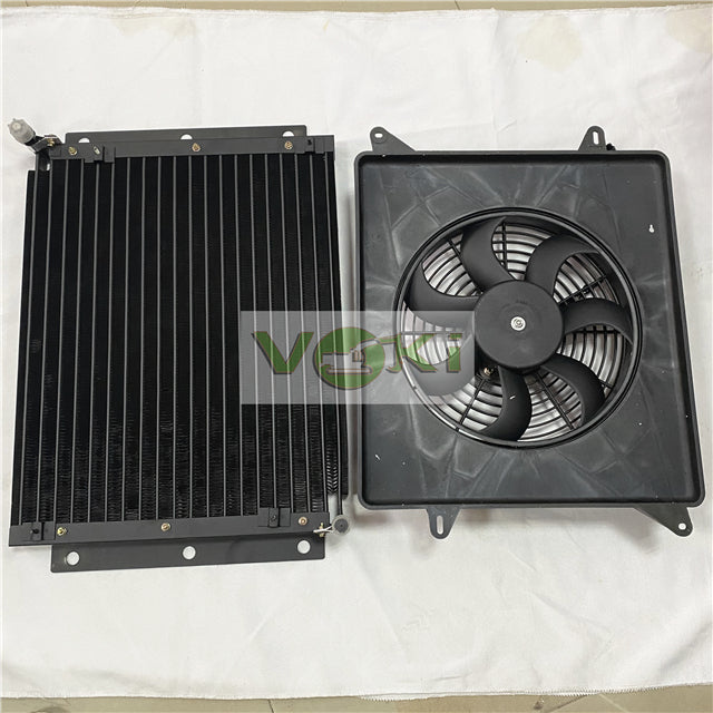 Electric Blower Motor Fan A/C Condenser Assy 2520-6004 440204-00002 for Doosan Daewoo Exacvator Spare Part MEGA250-V MEGA300-V