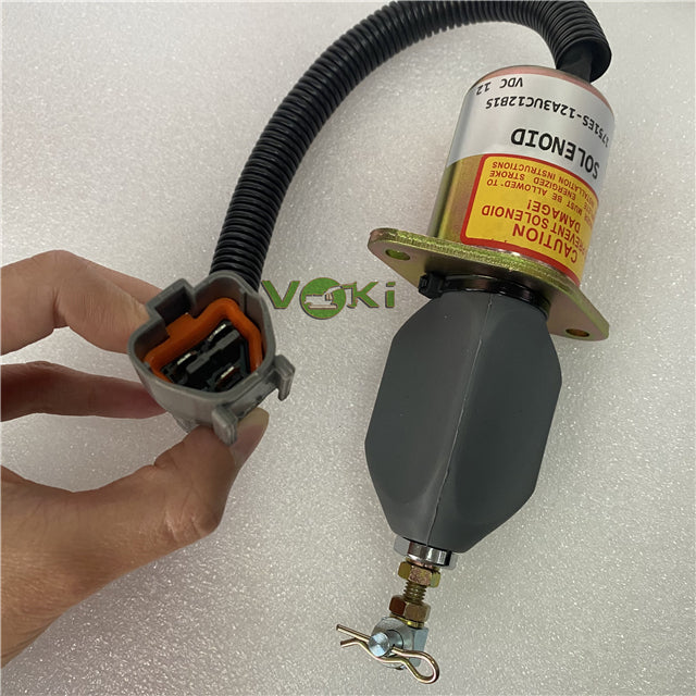 1751ES 12A3UC12B1S 1751ES-12A3UC12B1S 12V Fuel Shut Off Solenoid Accurate Fuel Cut Off Stop Solenoid Valve for Generator Engine