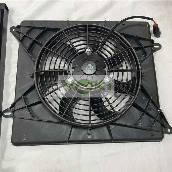 Electric Blower Motor Fan A/C Condenser Assy 2520-6004 440204-00002 for Doosan Daewoo Exacvator Spare Part MEGA250-V MEGA300-V