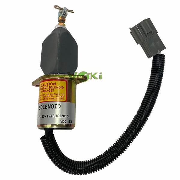 1751ES 12A3UC12B1S 1751ES-12A3UC12B1S 12V Fuel Shut Off Solenoid Accurate Fuel Cut Off Stop Solenoid Valve for Generator Engine