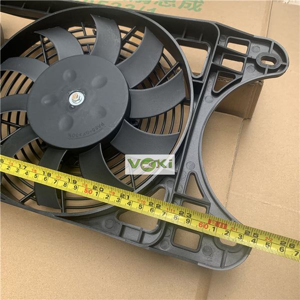 Dump Truck air Conditioning Condensing Fan Assembly HOWO 371 370 Parts air Conditioning Fan WG9725530523