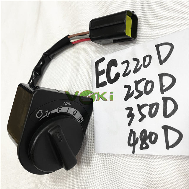 Throttle Knob VOE14725311 DIAL FUEL Selector Unit Is Applicable to EC380D EC480D Selector 14725311