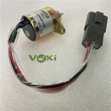 119233-77932 Fuel Shutoff Solenoid Valve Yanmar 1503ES-12S5SUC12S Woodward 12V Stop Solenoid